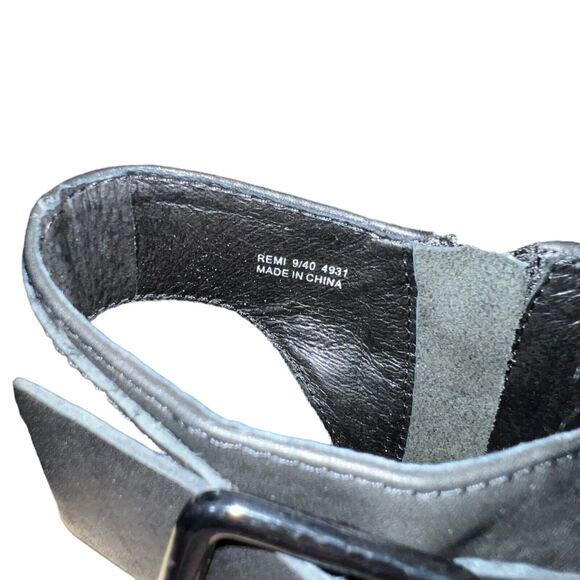 Chinese Laundry Womens Booties Remi Mirror Heeled Black Silver Party Size 9 - Picture 8 of 15